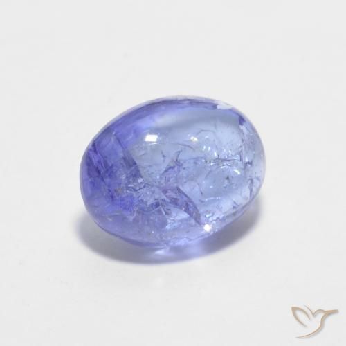 Tanzanita Azul Violeta Intenso Natural 1.51ct, oval, Transparente