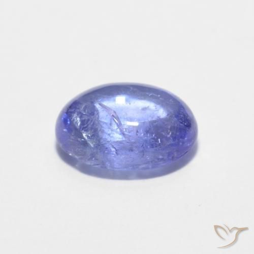 Tanzanita Azul Violeta Intenso Natural 1.51ct, oval, Transparente
