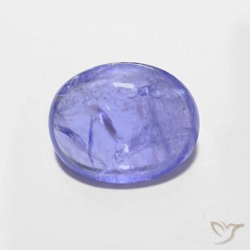 3.01ct Natural Azul Violeta Intenso Tanzanita, oval, Transparente