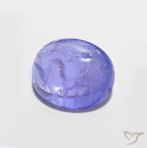 Tanzanita Azul Violeta Intenso Natural 3.01ct, oval, Transparente