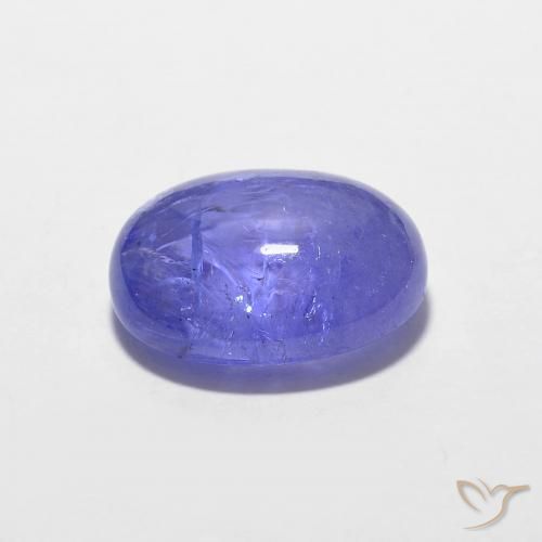 Tanzanita Azul Violeta Intenso Natural 3.01ct, oval, Transparente
