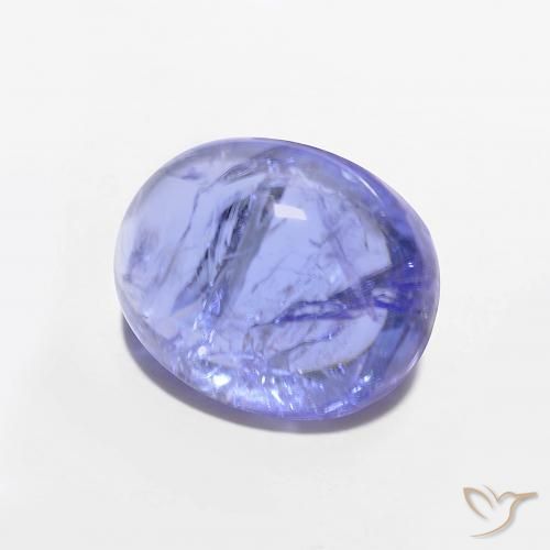 Tanzanita Azul Violeta Intenso Natural 3.54ct, oval, Transparente