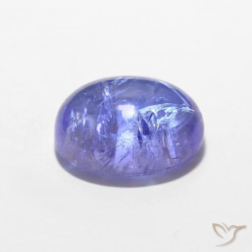 Tanzanita Azul Violeta Intenso Natural 3.54ct, oval, Transparente