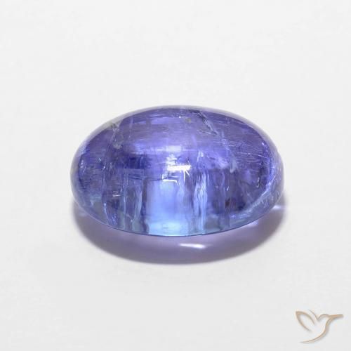 Tanzanita Azul Violeta Intenso Natural 3.38ct, oval, Transparente