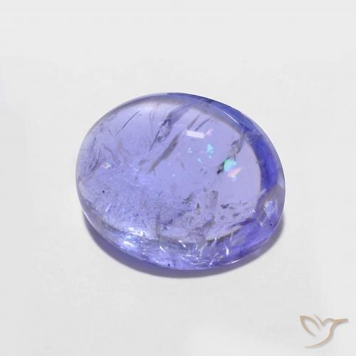 Tanzanita Azul Violeta Intenso Natural 2.99ct, oval, Transparente
