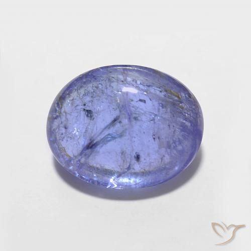 3.69ct Natural Azul Violeta Intenso Tanzanita, oval, Transparente
