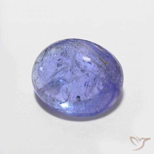 Tanzanita Azul Violeta Intenso Natural 3.69ct, oval, Transparente