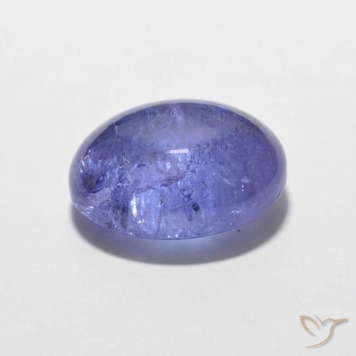 Tanzanita Azul Violeta Intenso Natural 3.69ct, oval, Transparente