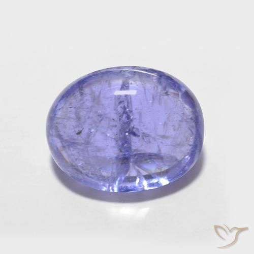 Tanzanita Azul Violeta Intenso Natural 3.77ct, oval, Opaco