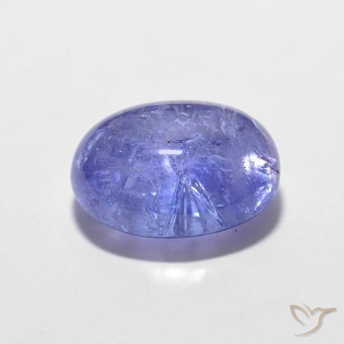 Tanzanita Azul Violeta Intenso Natural 3.77ct, oval, Opaco