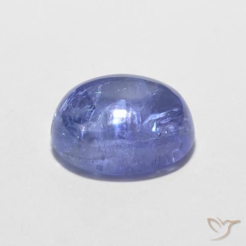 Tanzanita Azul Violeta Intenso Natural 1.86ct, oval, Transparente