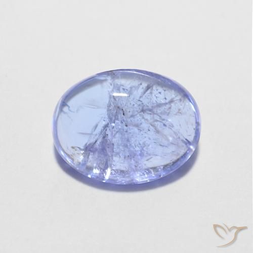 1.56ct Natural Azul Violeta Intenso Tanzanita, oval, Transparente