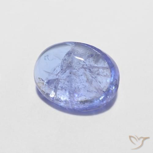 Tanzanita Azul Violeta Intenso Natural 1.56ct, oval, Transparente