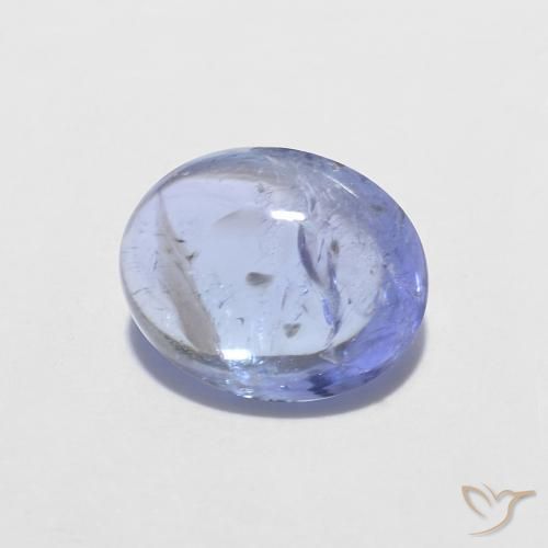 Tanzanita Azul Violeta Intenso Natural 1.37ct, oval, Transparente