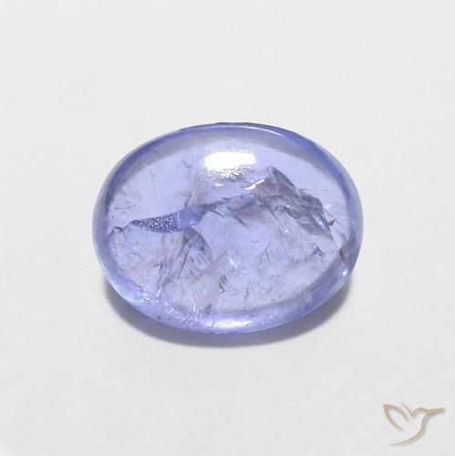 Tanzanita azul de 1,58 quilates, corte oval de 7,9 x 6,1 mm da Tanzânia, Photo A