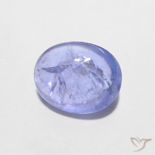 Tanzanita Azul Violeta Intenso Natural 1.58ct, oval, Transparente
