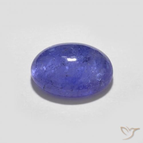Tanzanita Azul Violeta Intenso Natural 2.10ct, oval, Transparente
