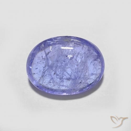 2.12ct Natural Azul Violeta Intenso Tanzanita, oval, Transparente
