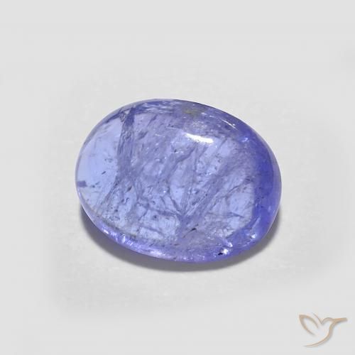 Tanzanita Azul Violeta Intenso Natural 2.12ct, oval, Transparente