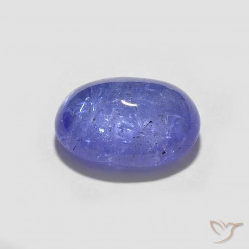 Tanzanita Azul Violeta Intenso Natural 2.12ct, oval, Transparente