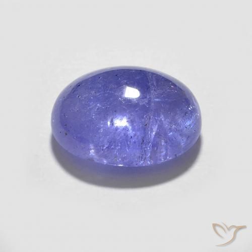 Tanzanita Azul Violeta Intenso Natural 2.61ct, oval, Transparente