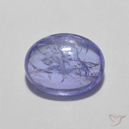 3.33ct Natural Azul Violeta Intenso Tanzanita, oval, Transparente