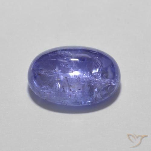 Tanzanita Azul Violeta Intenso Natural 3.33ct, oval, Transparente