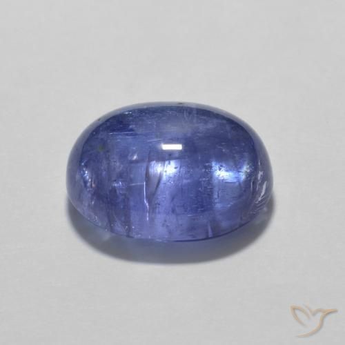 Tanzanita Azul Violeta Intenso Natural 3.61ct, oval, Transparente