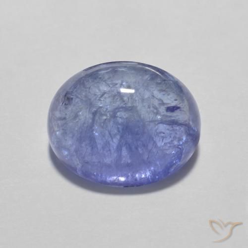 3.93ct Natural Azul Violeta Intenso Tanzanita, oval, Transparente
