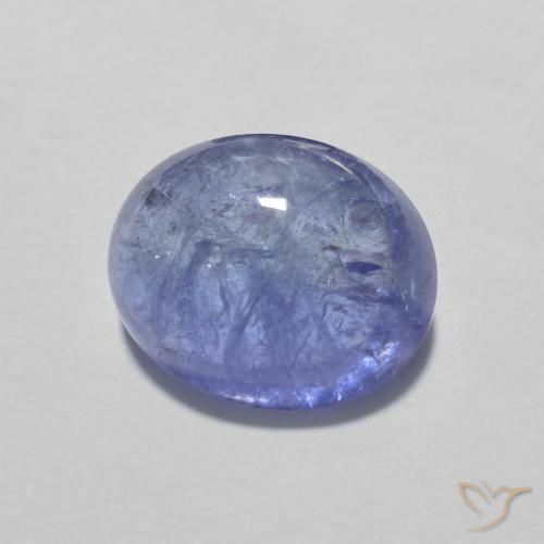 Tanzanita Azul Violeta Intenso Natural 3.93ct, oval, Transparente