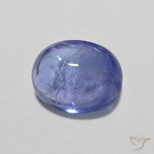 Tanzanita Azul Violeta Intenso Natural 3.59ct, oval, Transparente