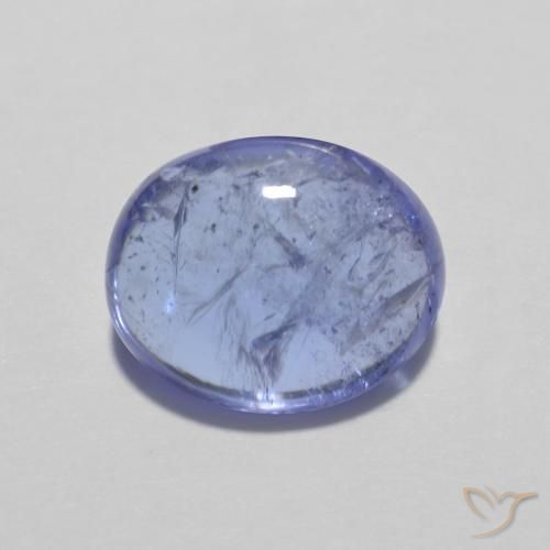 3.32ct Natural Azul Violeta Intenso Tanzanita, oval, Transparente