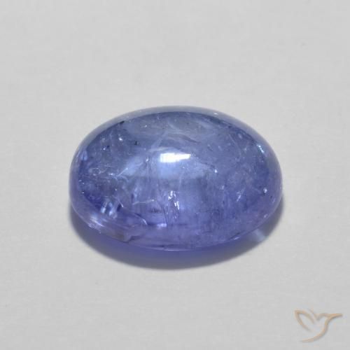 Tanzanita Azul Violeta Intenso Natural 3.32ct, oval, Transparente