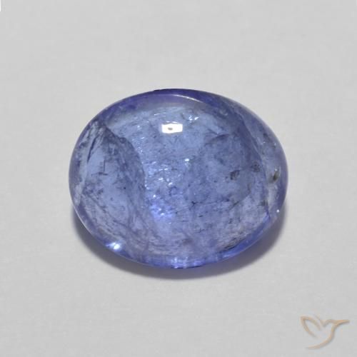 3.12ct Natural Azul Violeta Intenso Tanzanita, oval, Transparente