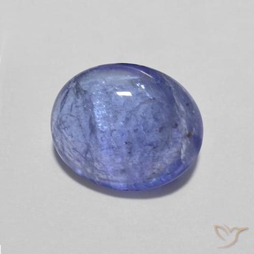 Tanzanita Azul Violeta Intenso Natural 3.12ct, oval, Transparente