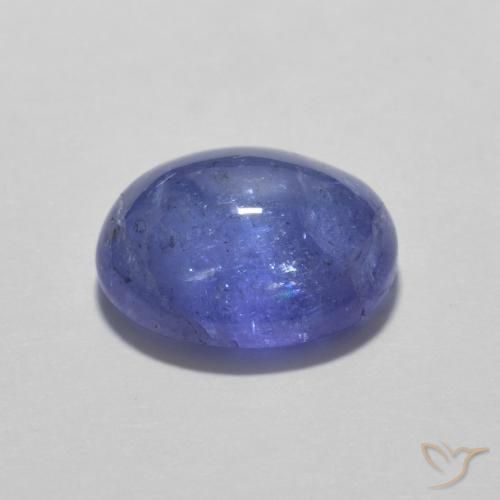 Tanzanita Azul Violeta Intenso Natural 3.12ct, oval, Transparente