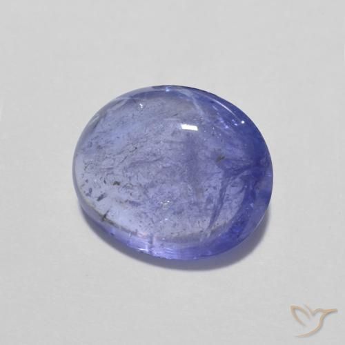 Tanzanita Azul Violeta Intenso Natural 2.93ct, oval, Transparente