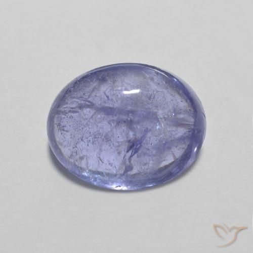 3.89ct Natural Azul Violeta Intenso Tanzanita, oval, Transparente