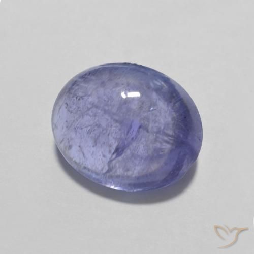 Tanzanita Azul Violeta Intenso Natural 3.89ct, oval, Transparente