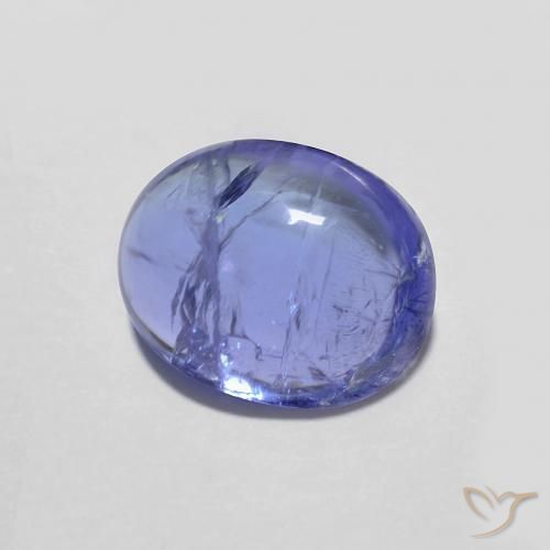 Tanzanita Azul Violeta Intenso Natural 3.02ct, oval, Transparente