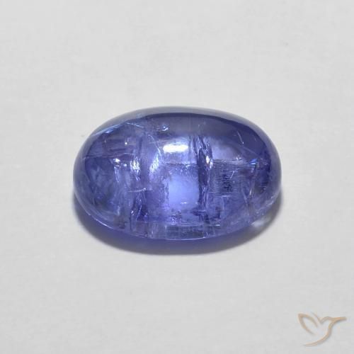 Tanzanita Azul Violeta Intenso Natural 3.02ct, oval, Transparente