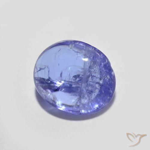 Tanzanita Azul Violeta Intenso Natural 2.94ct, oval, Transparente