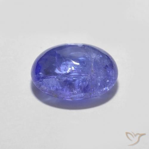 Tanzanita Azul Violeta Intenso Natural 2.94ct, oval, Transparente