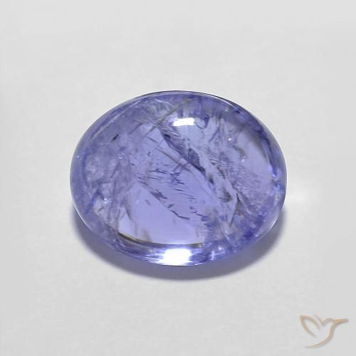 3.80ct Natural Azul Violeta Intenso Tanzanita, oval, Transparente