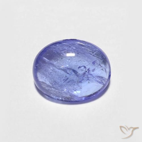 1.43ct Natural Azul Violeta Intenso Tanzanita, oval, Transparente