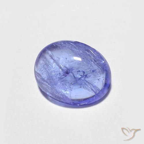 Tanzanita Azul Violeta Intenso Natural 1.43ct, oval, Transparente
