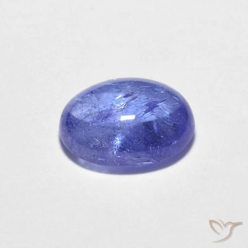Tanzanita Azul Violeta Intenso Natural 1.43ct, oval, Transparente
