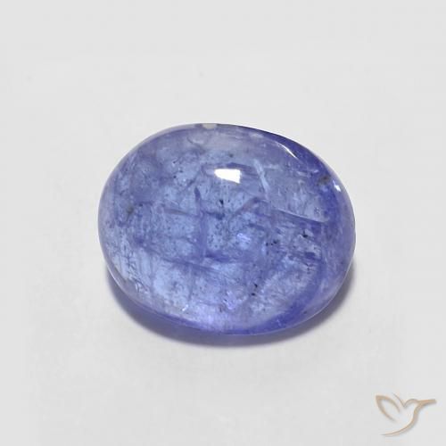 Tanzanita Azul Violeta Intenso Natural 2.45ct, oval, Transparente
