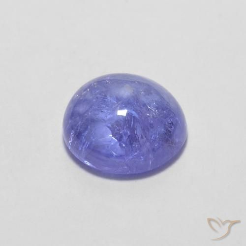 Tanzanita Azul Violeta Intenso Natural 1.39ct, Redondo, Transparente