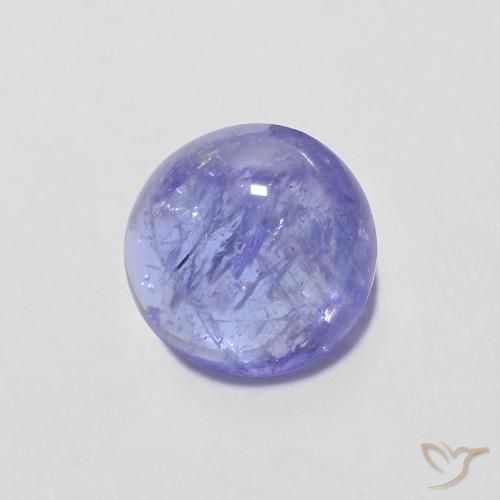 Tanzanita Azul Violeta Intenso Natural 1.45ct, Redondo, Transparente